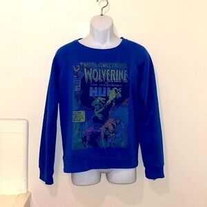 Marvel Distressed Wolverine Comic Sweatshirt